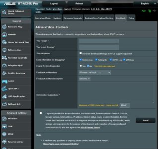Beta - ASUS ZenWiFi Pro ET12 Firmware version 3.0.0.6